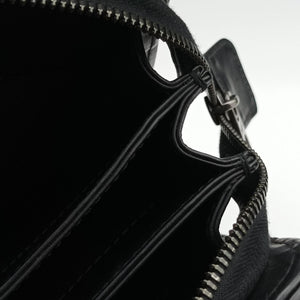 Pre-owned Bottega Veneta Intrecciato Black lambskin handbag | stylenewstar