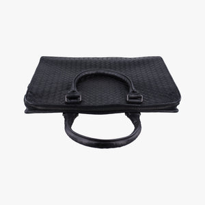 Pre-owned Bottega Veneta Intrecciato Black lambskin handbag | stylenewstar
