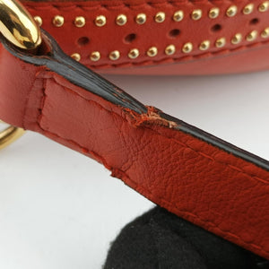 Pre-owned Gucci Snaffle Bit Orange Leather 263956 shoulderbag | stylenewstar