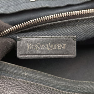 Pre-owned Yves Saint Laurent Muse Two Black Leather 229680 handbag | stylenewstar