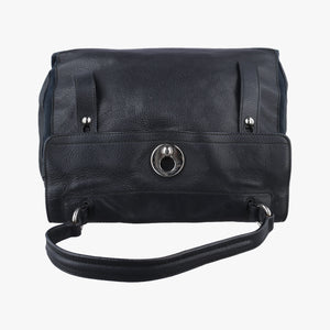 Pre-owned Yves Saint Laurent Muse Two Black Leather 229680 handbag | stylenewstar