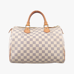 Pre-owned Louis Vuitton Speedy 30 AZUR Damier Canvas N41533 handbag | stylenewstar