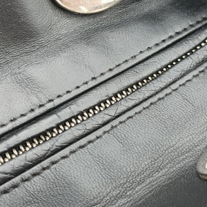 Pre-owned Christian Dior Lady Dior Black lambskin shoulderbag | stylenewstar