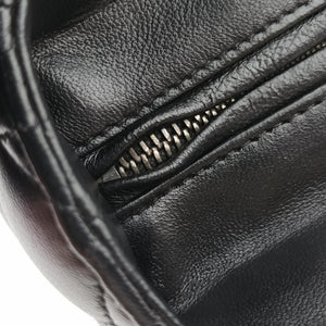 Pre-owned Christian Dior Lady Dior Black lambskin shoulderbag | stylenewstar