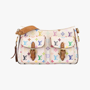 Vintage Louis Vuitton LODGE GM white Monogram Multicolor M40051 shoulderbag | stylenewstar