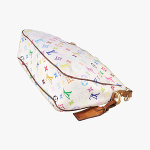 Vintage Louis Vuitton LODGE GM white Monogram Multicolor M40051 shoulderbag | stylenewstar