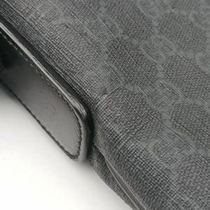 Vintage Gucci GG Supreme Black PVC coated canvas 322279 shoulderbag | stylenewstar