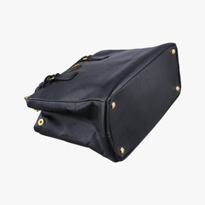 Pre-owned Prada Galleria Black SAFFIANO Leather BN2274 handbag | stylenewstar
