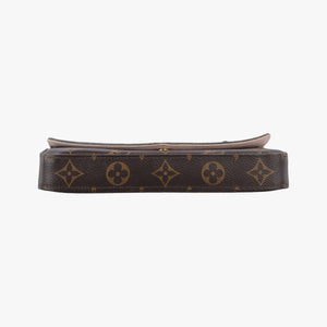 Pre-owned Louis Vuitton Pochette Felicie brown×pink Monogram Canvas M67248 shoulderbag | stylenewstar