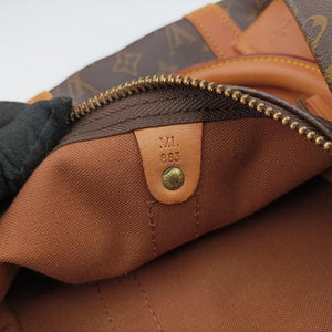Pre-owned Louis Vuitton keepall 50 Brown Monogram canvas M41416 shoulderbag | stylenewstar