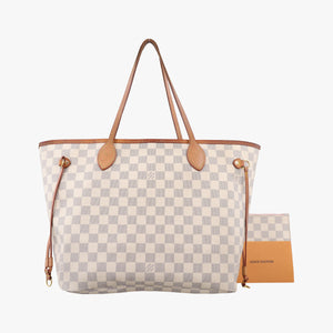 Vintage Louis Vuitton Neverfull MM Azur Damier Canvas N51107 shoulderbag | stylenewstar