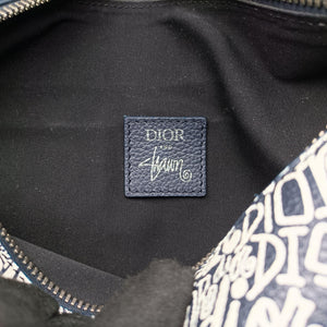 Pre-owned Christian Dior Saddle Navy Leather bum bag/waist bag | stylenewstar