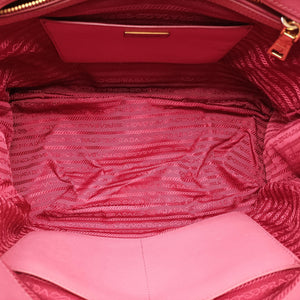 Pre-owned Prada Galleria Pink SAFFIANO Leather BN1874 shoulderbag | stylenewstar
