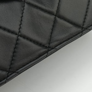 Pre-owned Chanel 2.55 Matelasse Black lambskin A65613 shoulderbag | stylenewstar