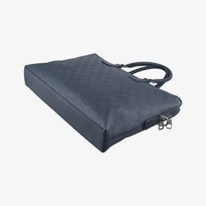 Vintage Louis Vuitton Porte Documents Jour navy Damier Infini N48224 handbag | stylenewstar
