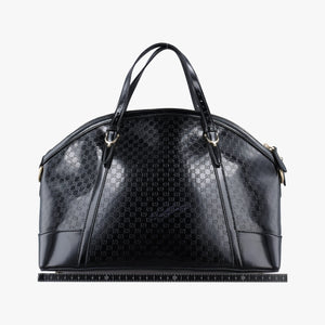 Vintage Gucci Microguccissima Black Patent 309614 shoulderbag | stylenewstar