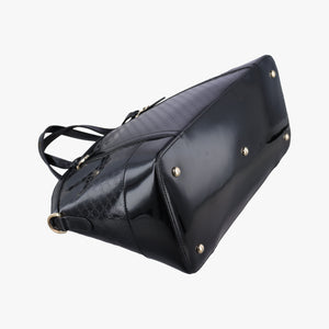 Vintage Gucci Microguccissima Black Patent 309614 shoulderbag | stylenewstar
