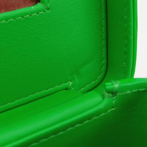 Pre-owned Chanel Vanity Matelasse Chain Handle Green Patent Leather A91055 handbag | stylenewstar