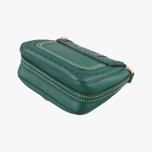 Pre-owned Gucci Snaffle Bit Green Leather 263956 shoulderbag | stylenewstar