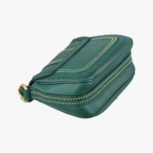 Pre-owned Gucci Snaffle Bit Green Leather 263956 shoulderbag | stylenewstar