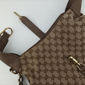 Vintage Gucci New Jackie Brown canvas×leather 246907 shoulderbag | stylenewstar
