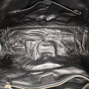 Pre-owned Gucci Emily Black Leather 295403 shoulderbag | stylenewstar