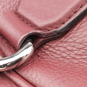 Pre-owned Gucci Interlocking G Soho business Burgundy Leather 322057 handbag | stylenewstar