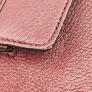 Pre-owned Gucci Interlocking G Soho business Burgundy Leather 322057 handbag | stylenewstar