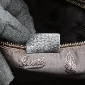 Secondhand Gucci Guccissima Messenger Black Leather 201448 shoulderbag | stylenewstar