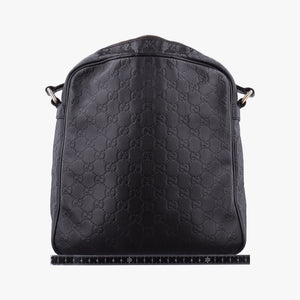 Secondhand Gucci Guccissima Messenger Black Leather 201448 shoulderbag | stylenewstar