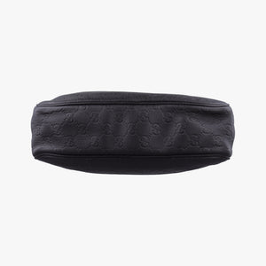 Secondhand Gucci Guccissima Messenger Black Leather 201448 shoulderbag | stylenewstar