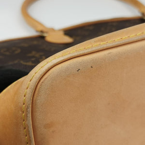 Pre-owned Louis Vuitton Lockit Horizontal Brown Monogram Canvas M40104 handbag | stylenewstar