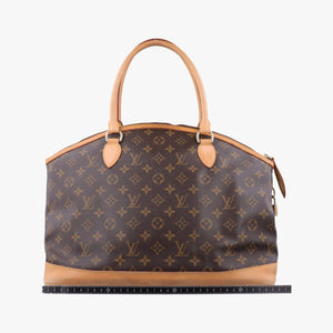 Pre-owned Louis Vuitton Lockit Horizontal Brown Monogram Canvas M40104 handbag | stylenewstar