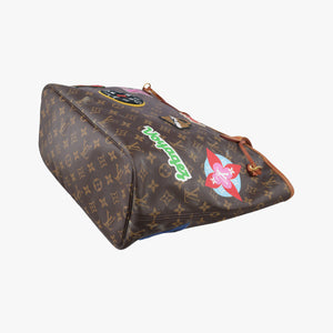 Pre-owned Louis Vuitton Neverfull MM brown×multi Monogram Canvas M43988 shoulderbag | stylenewstar