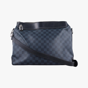 Secondhand Louis Vuitton Messenger Greenwich Navy×Noir Damier Cobalt N41348 shoulderbag | stylenewstar