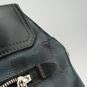 Secondhand Louis Vuitton Messenger Greenwich Navy×Noir Damier Cobalt N41348 shoulderbag | stylenewstar