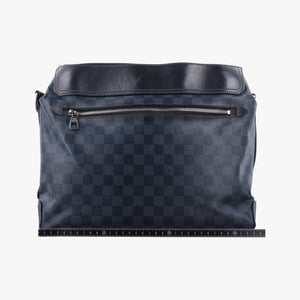 Secondhand Louis Vuitton Messenger Greenwich Navy×Noir Damier Cobalt N41348 shoulderbag | stylenewstar