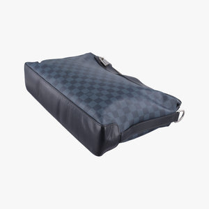 Secondhand Louis Vuitton Messenger Greenwich Navy×Noir Damier Cobalt N41348 shoulderbag | stylenewstar
