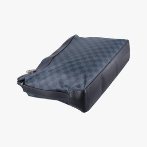Secondhand Louis Vuitton Messenger Greenwich Navy×Noir Damier Cobalt N41348 shoulderbag | stylenewstar