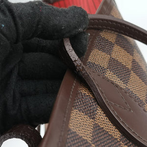 Pre-owned Louis Vuitton NEVERFULL MM EBENE Damier Canvas N51105 shoulderbag | stylenewstar