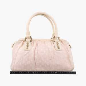 Pre-owned Louis Vuitton Trapeze PM RosePink Monogram Mini Lin Canvas × Leather M40062 handbag | stylenewstar
