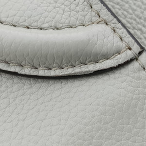 Secondhand Celine Luggage Mini Shopper Light Gray Leather handbag | stylenewstar