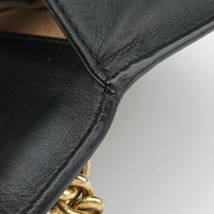 Pre-owned Gucci Padlock Black Leather 432182 shoulderbag | stylenewstar