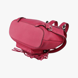 Vintage Gucci Bamboo fringe tassel Red Leather 387149 backpack/rucksack | stylenewstar