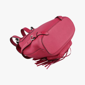 Vintage Gucci Bamboo fringe tassel Red Leather 387149 backpack/rucksack | stylenewstar