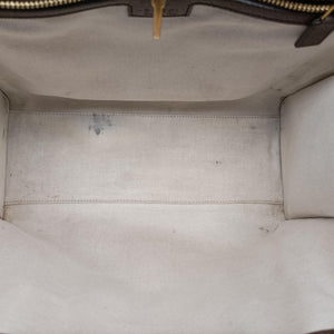 Pre-owned Gucci Jumbo GG Tote Brown×Green×Red canvas×leather 703974 shoulderbag | stylenewstar
