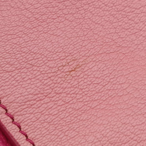 Pre-owned Miu Miu Madras Pink Leather shoulderbag | stylenewstar