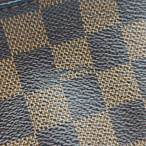 Pre-owned Louis Vuitton EVA EBENE Damier Canvas N55213 shoulderbag | stylenewstar