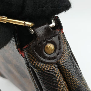 Pre-owned Louis Vuitton EVA EBENE Damier Canvas N55213 shoulderbag | stylenewstar