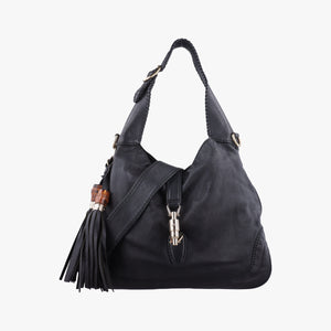 Secondhand Gucci New Jackie Black Leather 246907 shoulderbag | stylenewstar